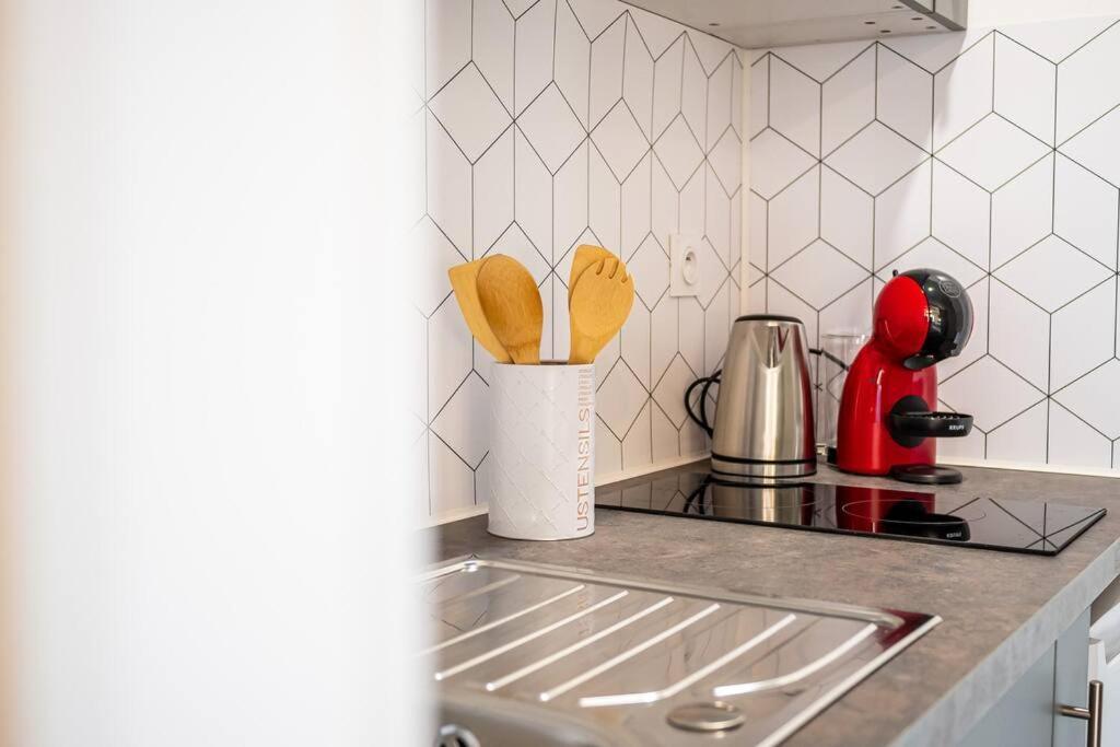 Un Refuge Douillet Et Moderne Au Coeur D'Audincourt Appartement Buitenkant foto